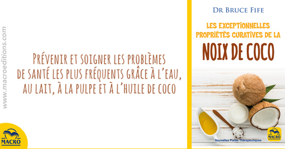 Les exceptionnelles propriétés curatives de la Noix de Coco - LIVRE