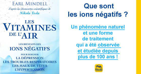 LIVRE - ions négatifs, vitamines de l'air - Dr. Earl Mindell