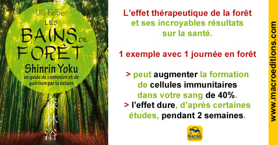 LIVRE - Les bains de forêt ou Shirin Yoku